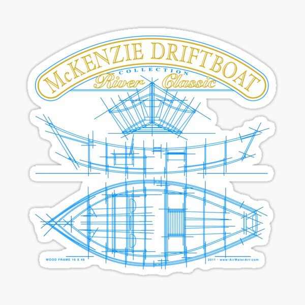McKenzie Driftboat Collection River Classic Sticker