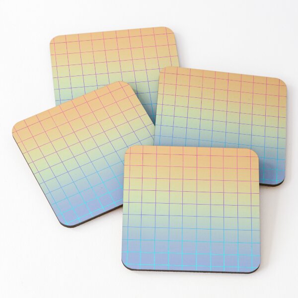 Item preview, Gradient Vaporwave Grid  designed and sold by nkdttr.