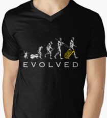 Tuba Evolution Men's V-Neck T-Shirt