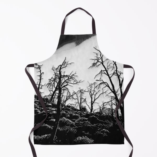 Item preview, Spooky Dead Forest in Black and White designed and sold by mrrobotto.