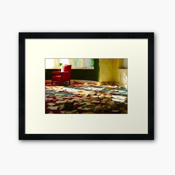 I remember nothing Framed Art Print