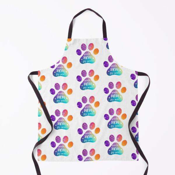 Item preview, Colourful Proud Mom Fur Sure - White Background designed and sold by crismk.