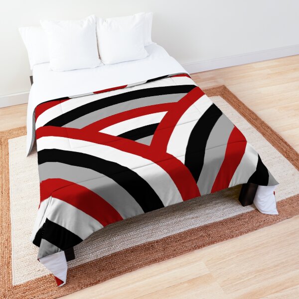 Colorful lines Comforter