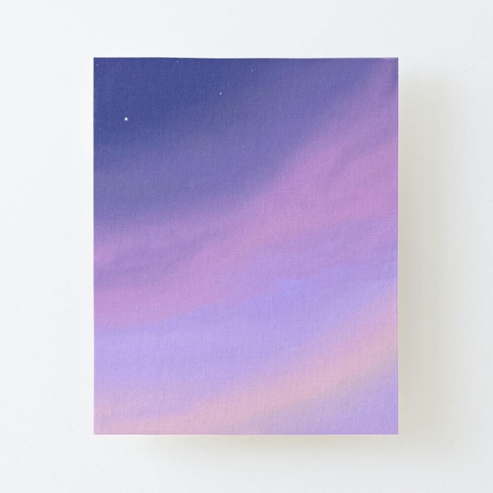 Pink And Purple Sky Sunset Aesthetic Mounted Print By Trajeado14 Redbubble