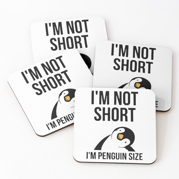 Item preview, I'm not short I'm penguin size designed and sold by RaulDunn.