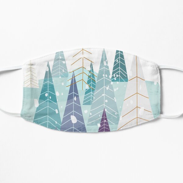 Paisaje de invierno Mascarilla
