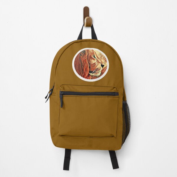 Lion-KingofBeasts Sticker Backpack
