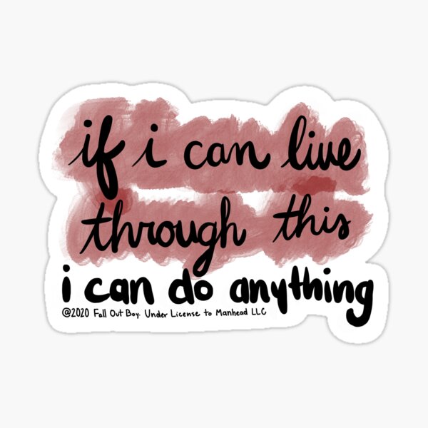 “I can do anything” Sticker