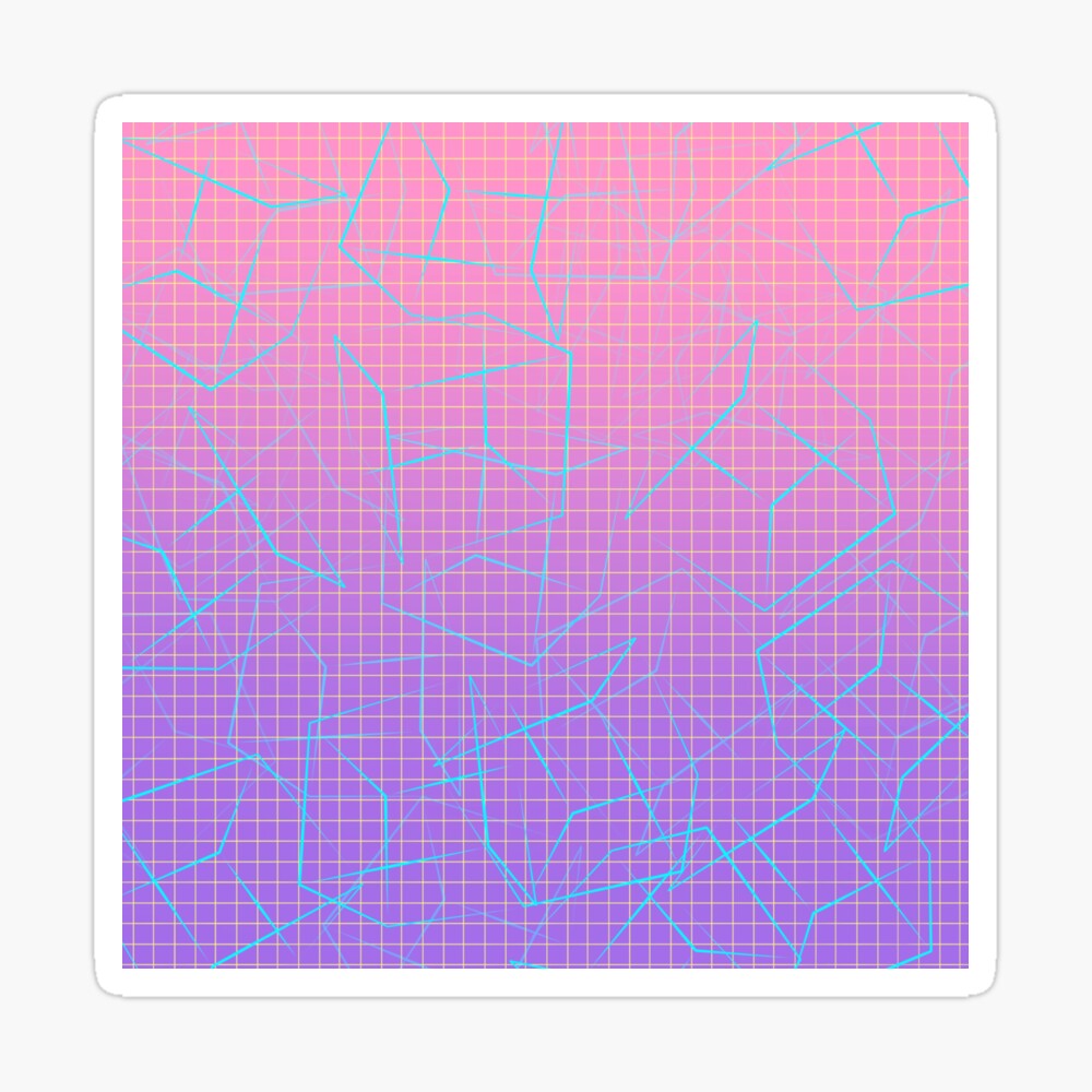 vaporwave gradient pink purple squares mask by nkdttr redbubble redbubble