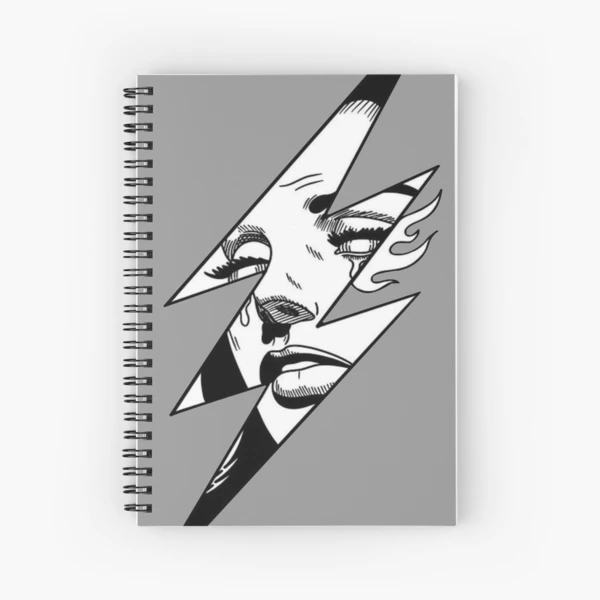 Lightning Bolt Girl Power Journal Blank Pages Notebook Sketchbook