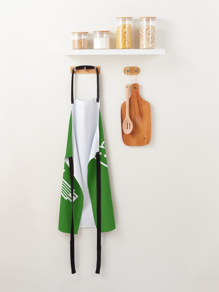 Alternate view of turtle riding rocket Apron