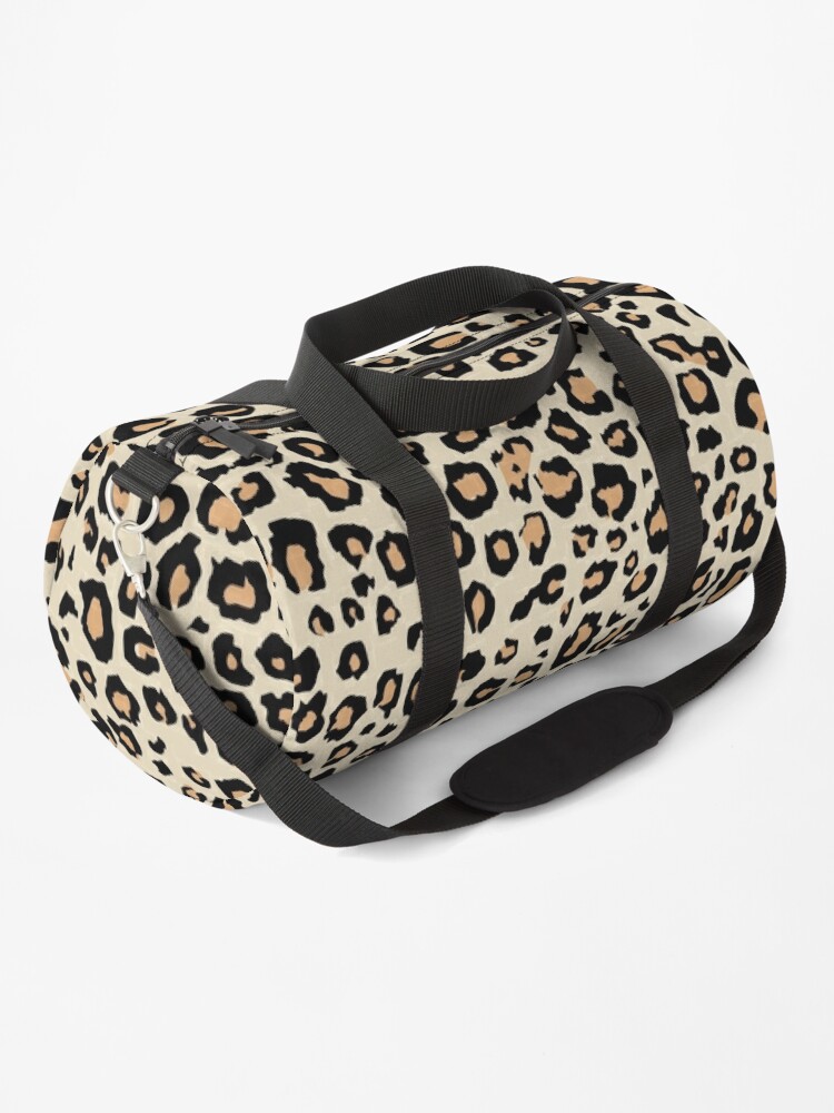 animal print duffle bag