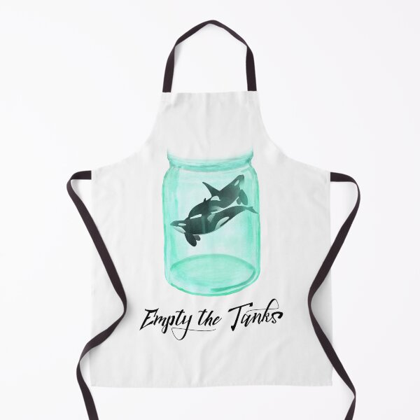 Item preview, Empty The Tanks Killer Whale Free the Orcas designed and sold by ColorFlowArt.