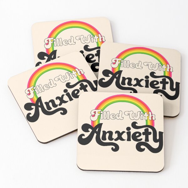 Item preview, Filled With Anxiety (white background) designed and sold by Audrey Herbertson.