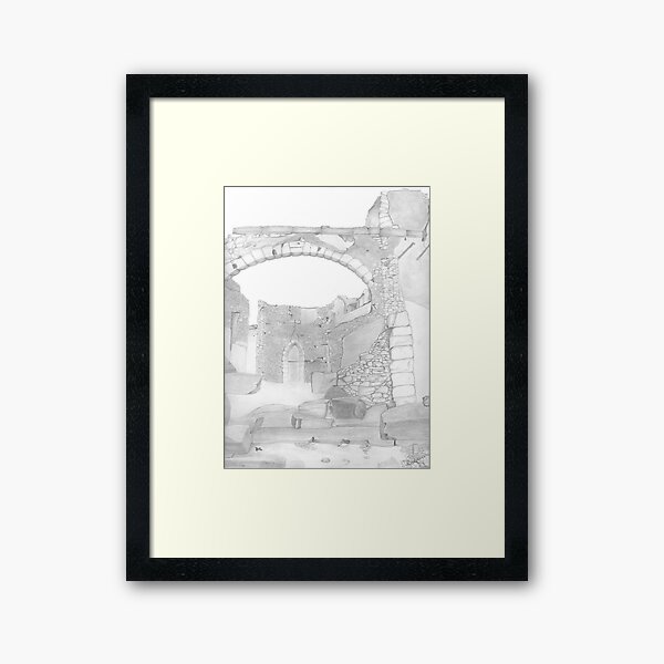 The Ruins Framed Art Print
