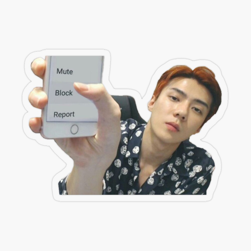 Exo Sehun Block Meme