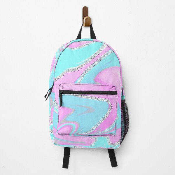 Blue hotsell marble backpack