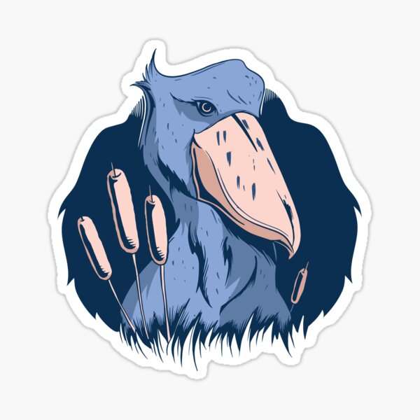 SHOEBILL BIRD Sticker