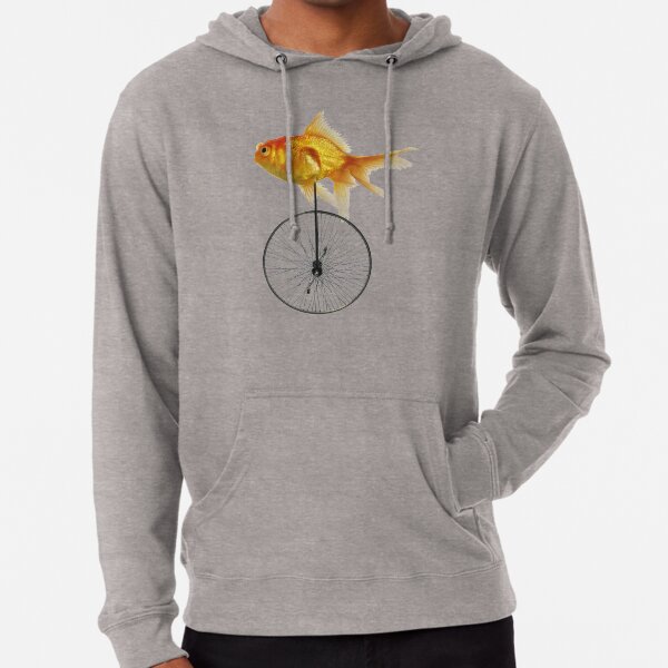 unicycle goldfish Lightweight Hoodie