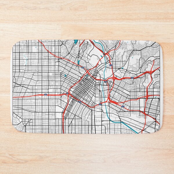 Item preview, Los Angeles City-Downtown map designed and sold by Desibeau.