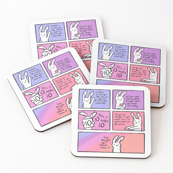 Item preview, "10 outta 10" Bunny Comic designed and sold by thelatestkate.
