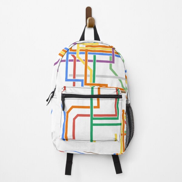 Item preview, Minimalist New York City Transit Line Map designed and sold by CameraGraphic.