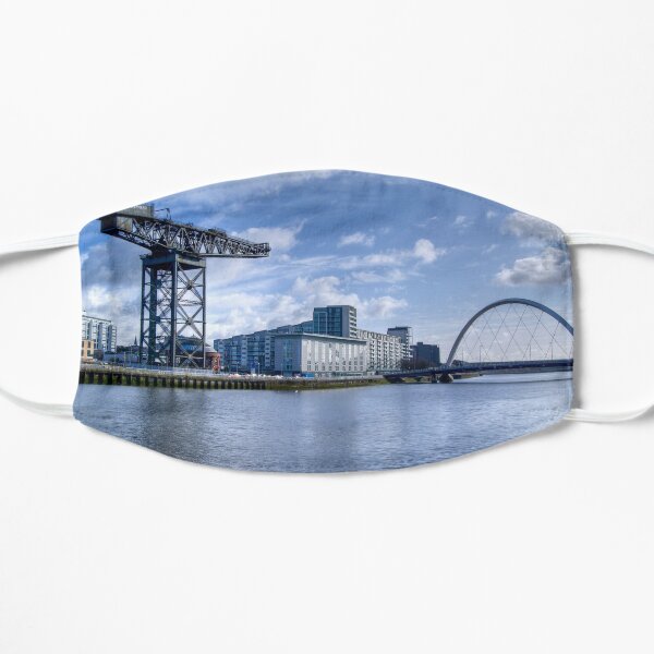 Glasgow River Clyde Arc Flat Mask