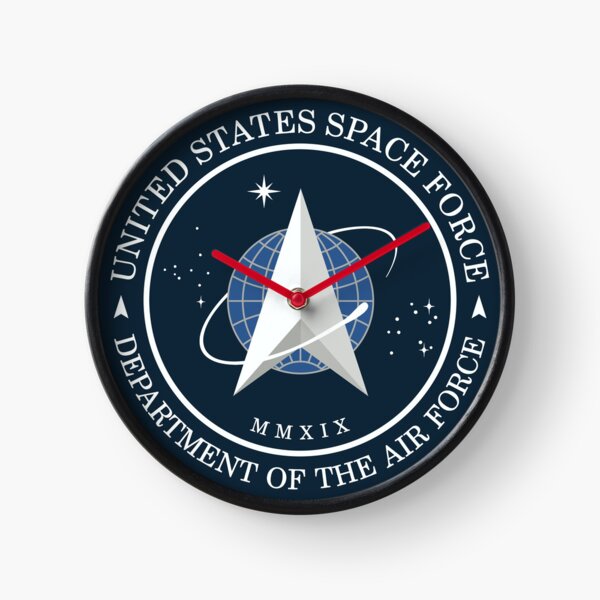 United States Space Force Official Seal - USSF Clock
