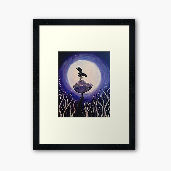 Midnight Fae Framed Art Print