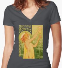 absinthe robette II Women's Fitted V-Neck T-Shirt