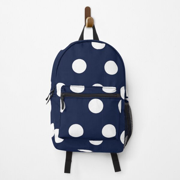 Item preview, Navy Blue and White Large Polka Dot  designed and sold by SqueakyRicardo.