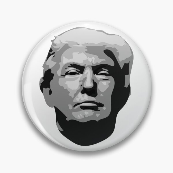 Donald Trump Head Pin