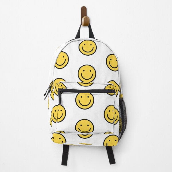 Source All-match lady fashion Snakeskin pattern backpacks small smiley face  woman backpack bag on m.