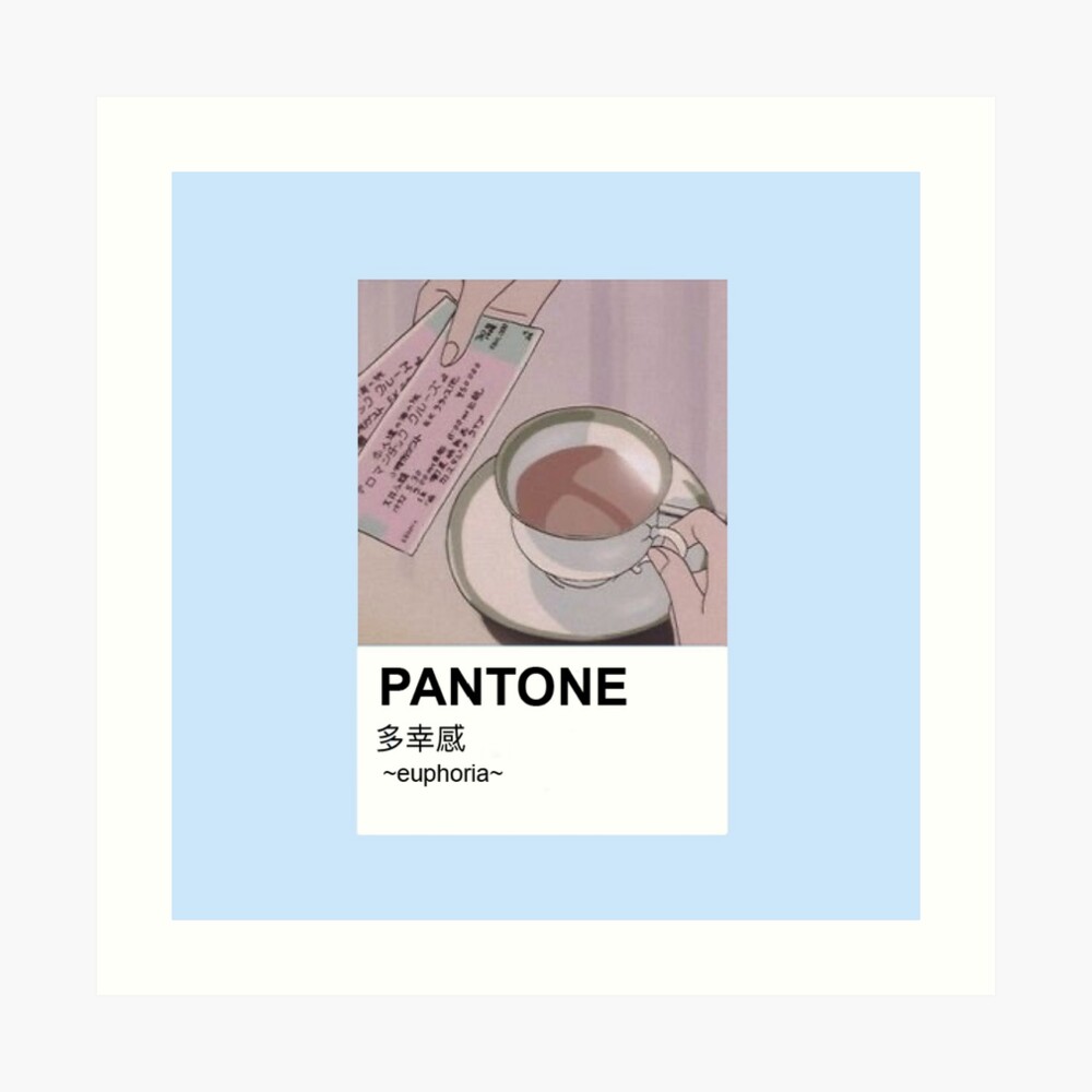 Pantone aesthetic anime keyboard paint Spiral Notebook for Sale