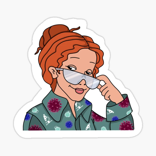 Ms. Frizzle of…Sticker / Magnet – Stickers x Samantha