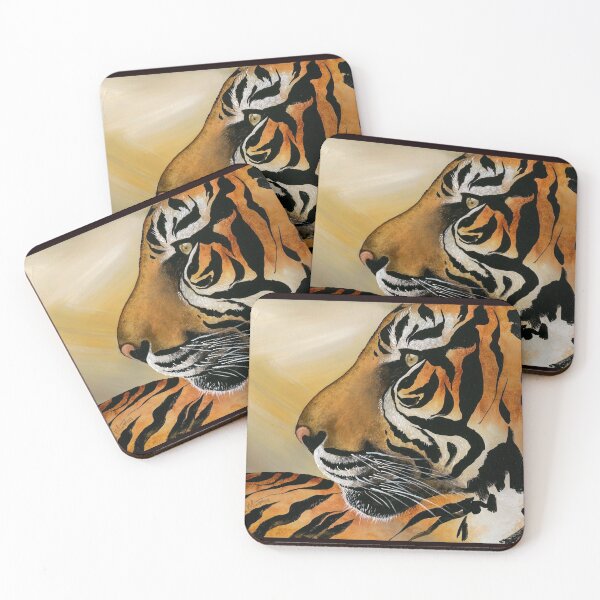 Item preview, This image is from a painting I did of a tigers face. designed and sold by ElaineMurphyArt.