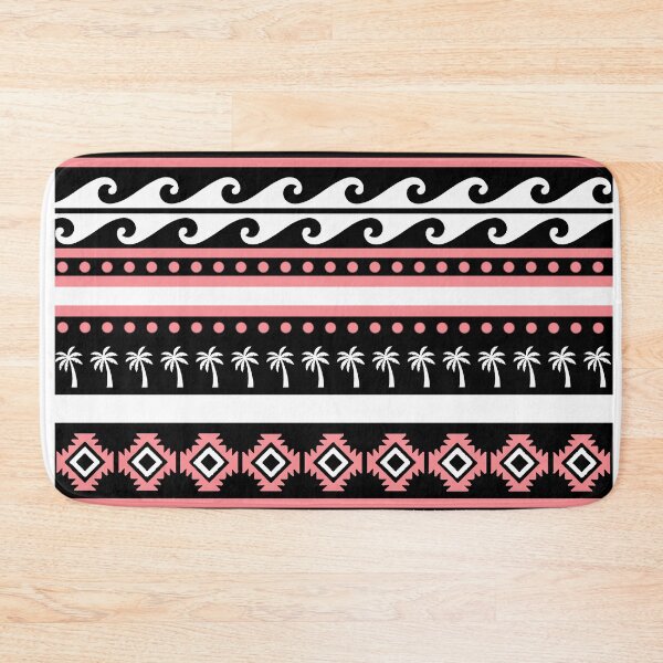 Item preview, Pink Sunset Beach Themed Aztec Pattern designed and sold by SortaFire.