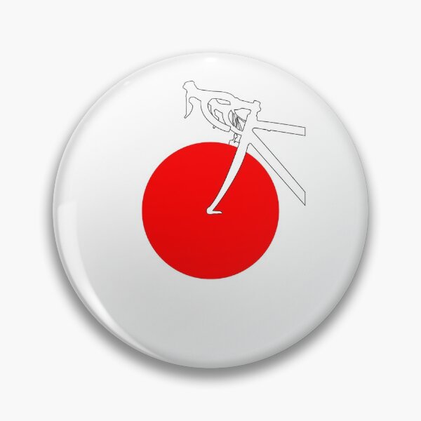 Item preview, Road Bicycle Japan Flag designed and sold by RabeDesigns.
