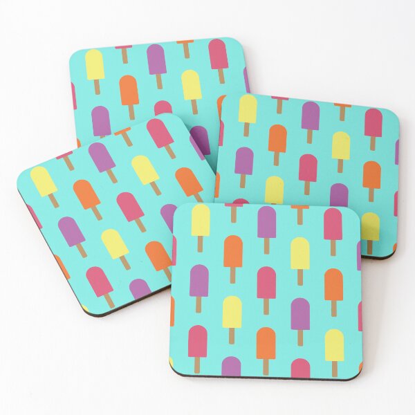 Item preview, Bright Tasty Summertime Ice Cream Lollies designed and sold by RhubarbMyrtle.