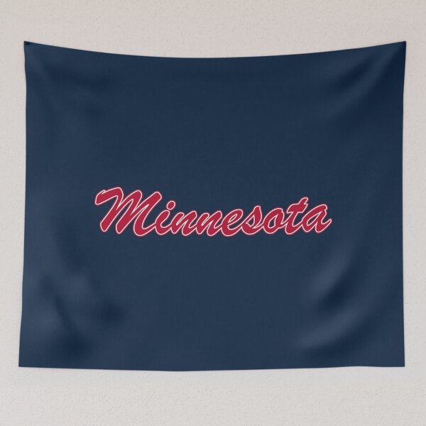 Item preview, Baseball Fan of Minnesota Red and White on Blue designed and sold by gkillerb.