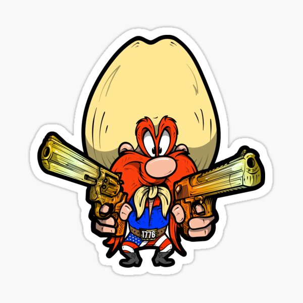 Item preview, Murica Sam Cartoon Cowboy Armas Ilustración designed and sold by Fragoutdesign.