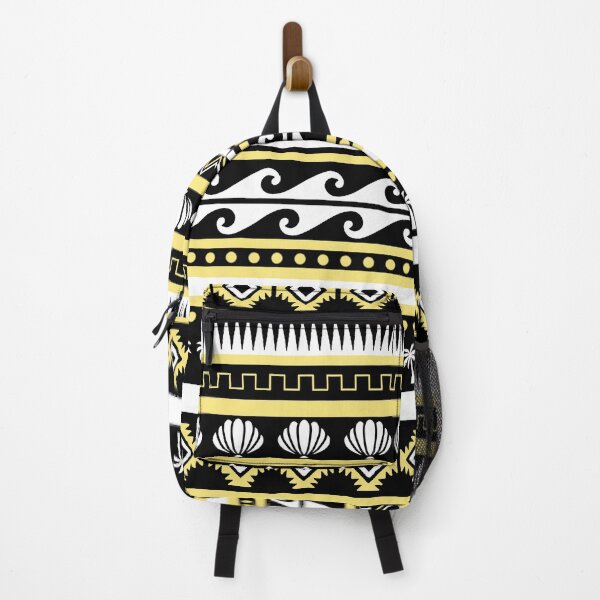 Item preview, Yellow Sunset Beach Themed Aztec Pattern designed and sold by SortaFire.