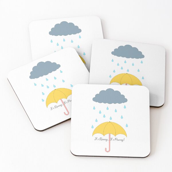 Item preview, It’s Raining, It’s Pouring Umbrella Design designed and sold by hannahbanana888.