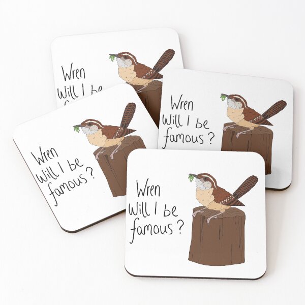Item preview, Wren will I be famous? designed and sold by nolessjess.