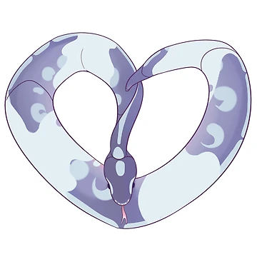 Artwork thumbnail, Ball Python Heart (Ocean) by Sumire76