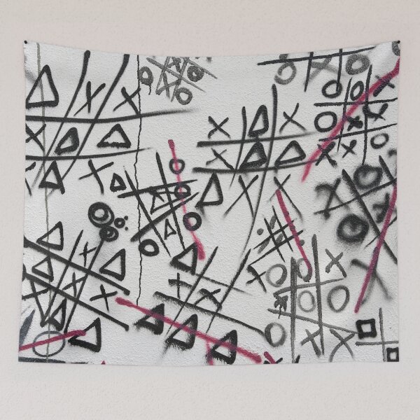 Aperçu de l'œuvre Graffiti Tic Tac Toe créée et vendue par Gaspar Avila.
