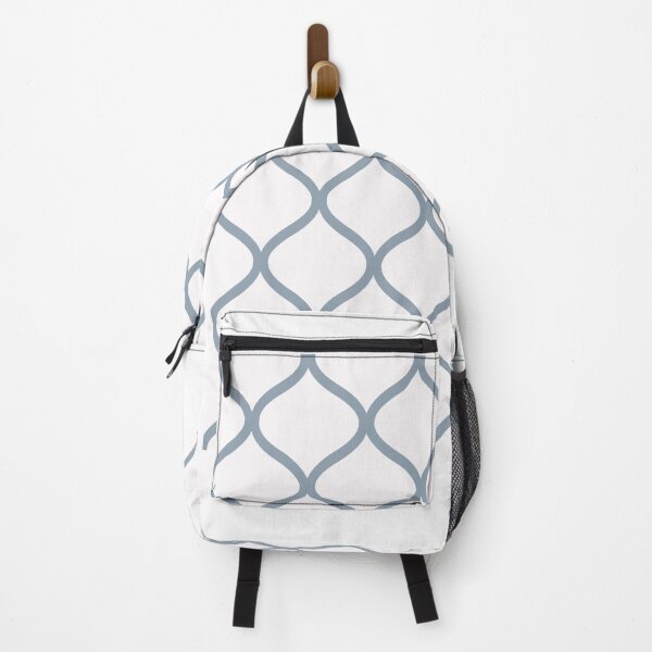 Item preview, Cadet Gray Moroccan Ogee Tile Pattern designed and sold by museofdreamers.