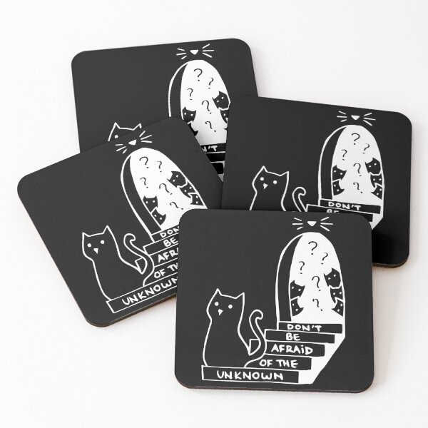 Item preview, Cats white version - Don't be afraid of the unknown  designed and sold by crismk.