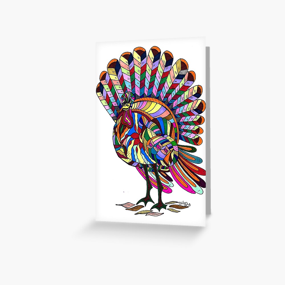 turkey-greeting-card-for-sale-by-debcoats-redbubble