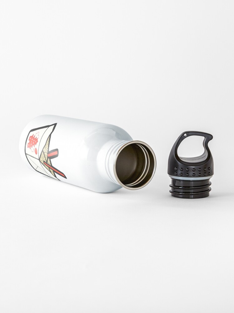 Alternate view of Take-Out Noodles Box Pattern Water Bottle